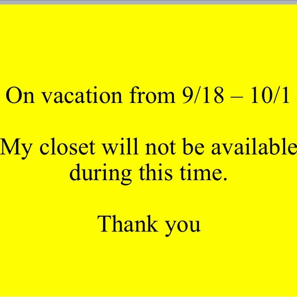 Closet on Vacation Hold - Picture 1 of 1